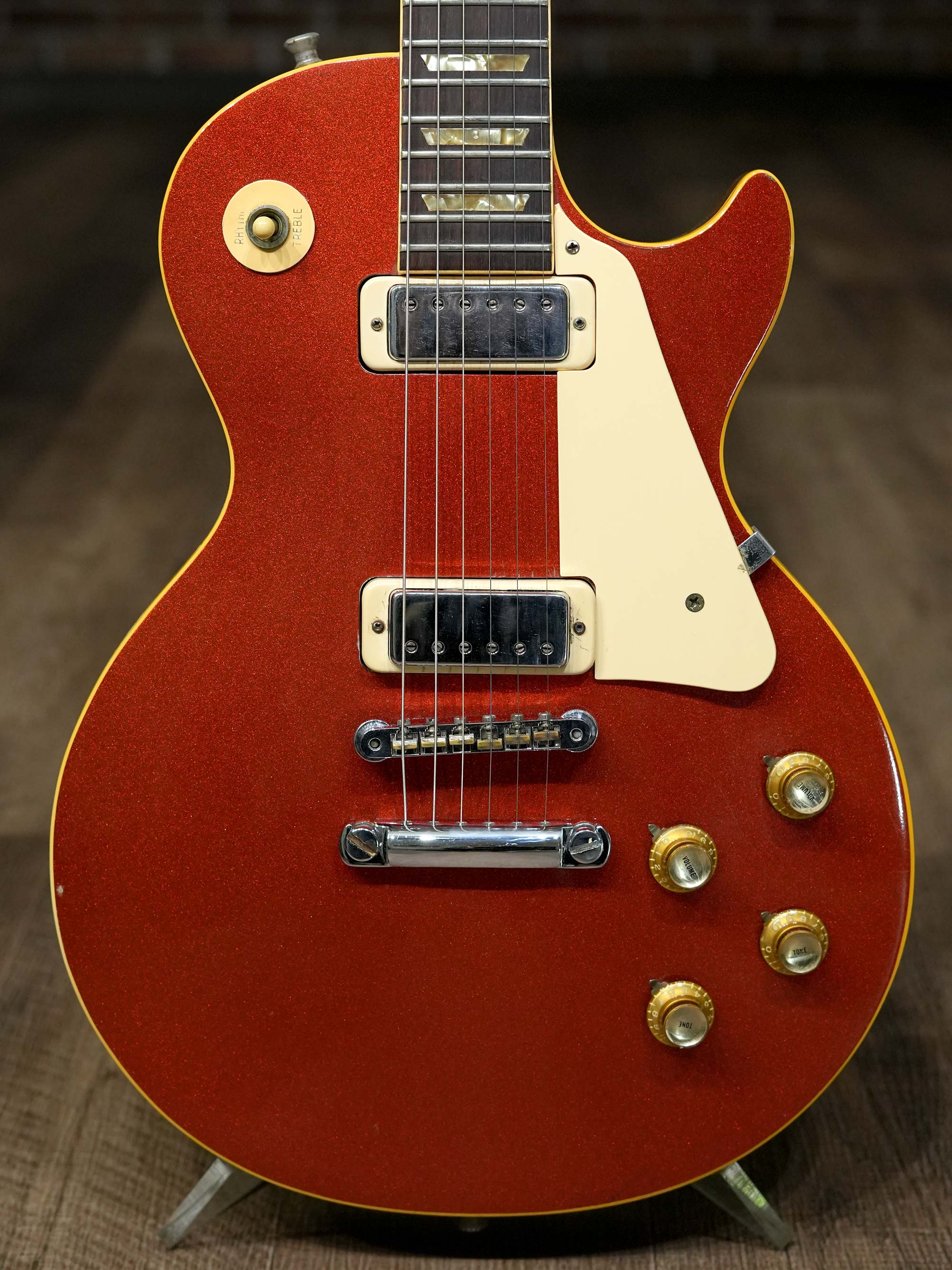 Gibson 1975 Les Paul Deluxe Red Sparkle